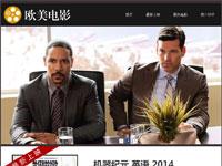 欧美电影主题带主页psd