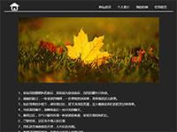 极简风个人网页